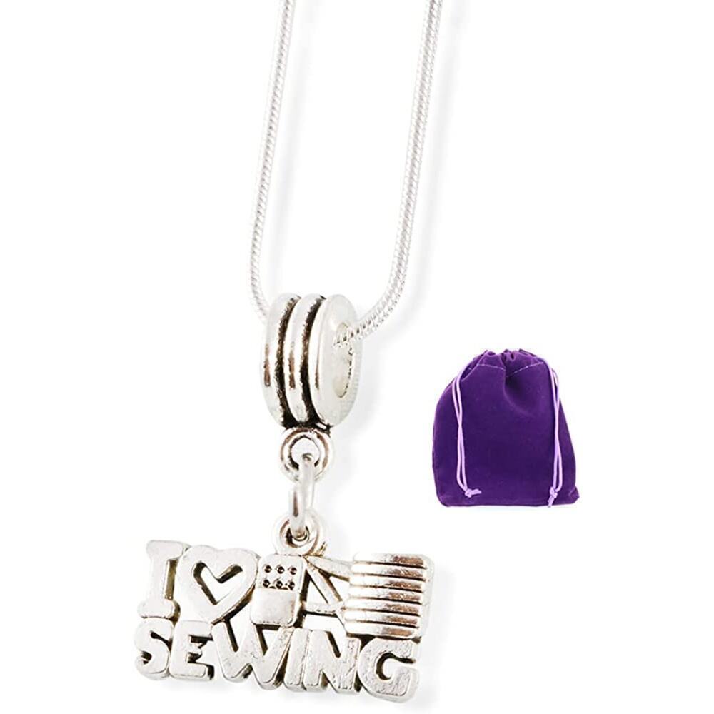 I Love Sewing Tailor Taylor Necklace